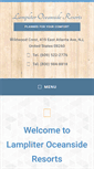 Mobile Screenshot of lampliteroceansideresorts.com